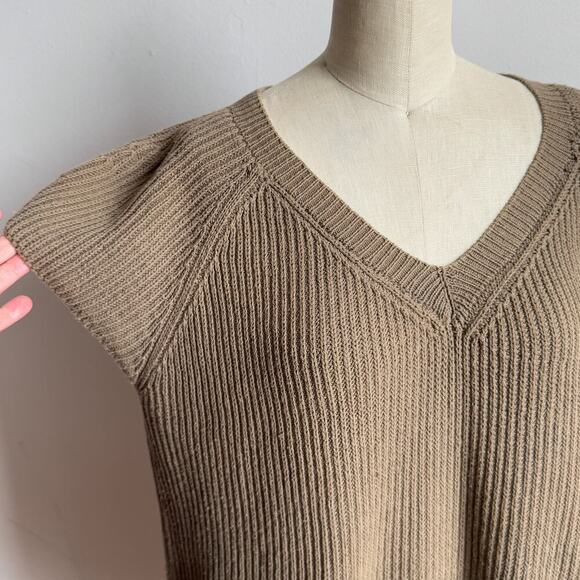 MARC JACOBS Olive Knit Sleeveless Raglan Top - Picture 7 of 10